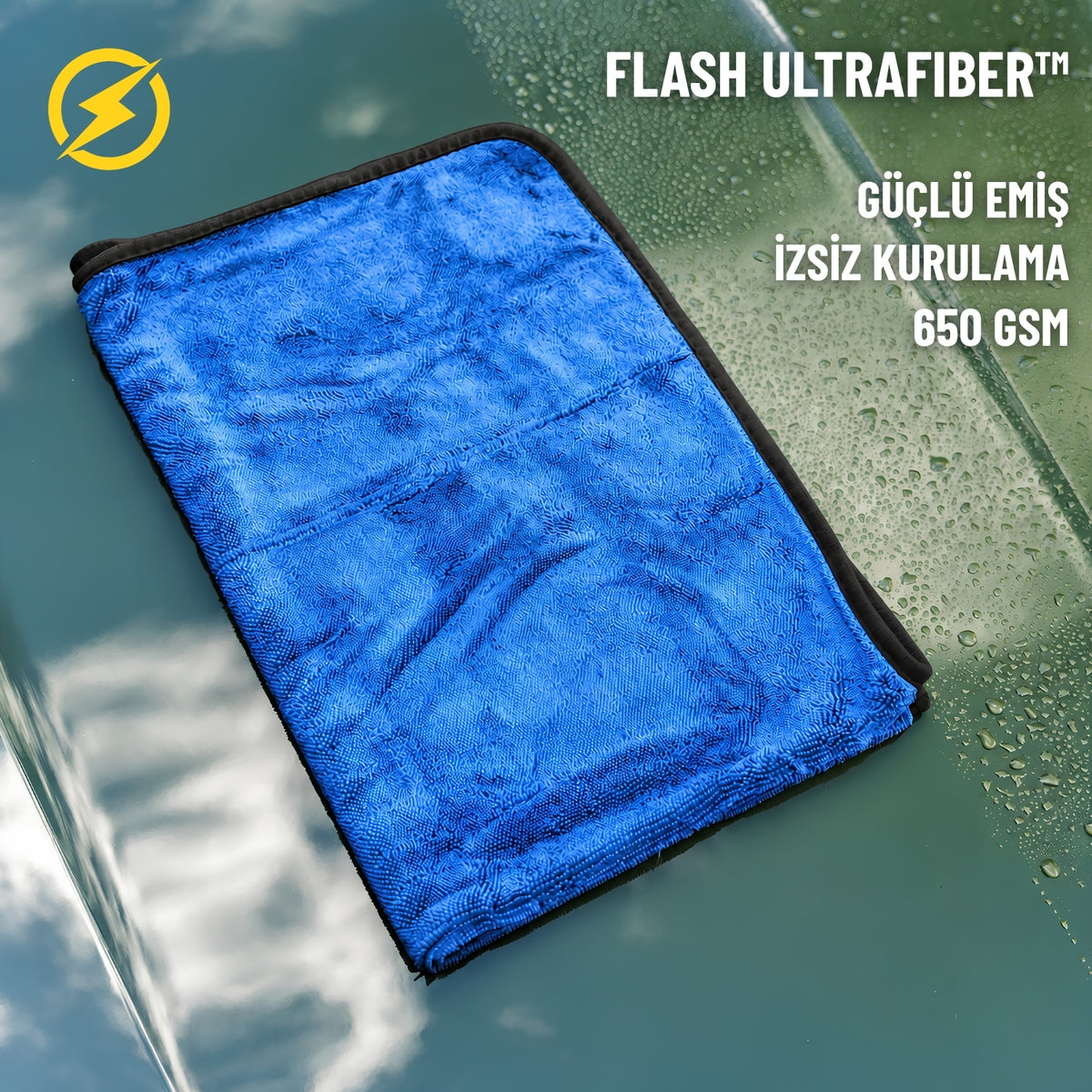 Flash UltraFiber™ Oto Kurulama Havlusu