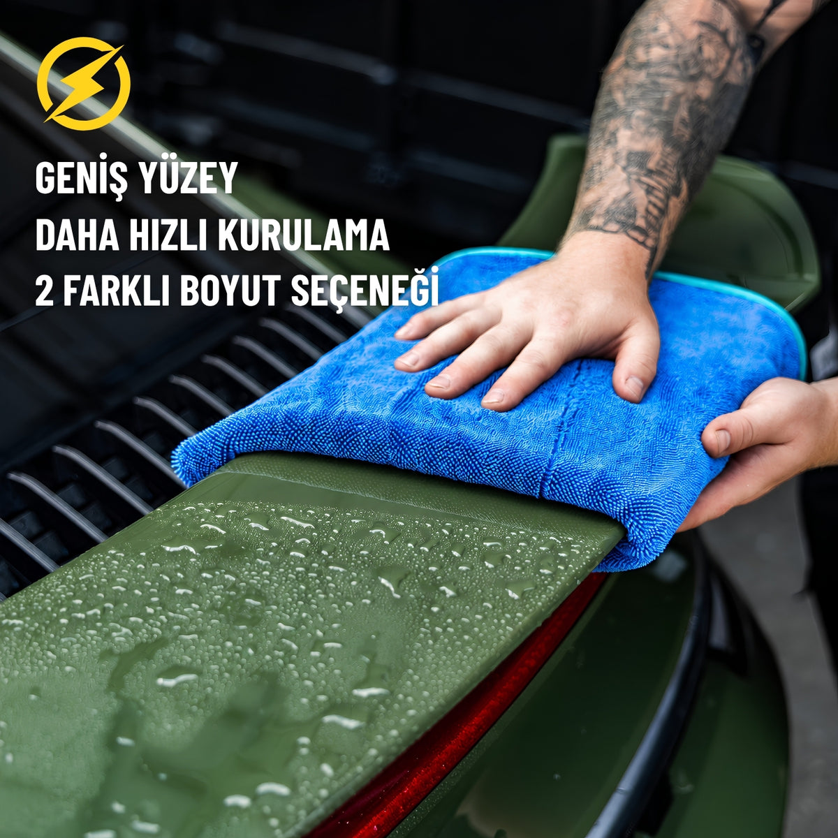 Flash UltraFiber™ Oto Kurulama Havlusu