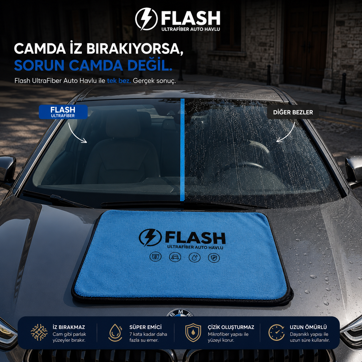 Flash UltraFiber Auto Havlu