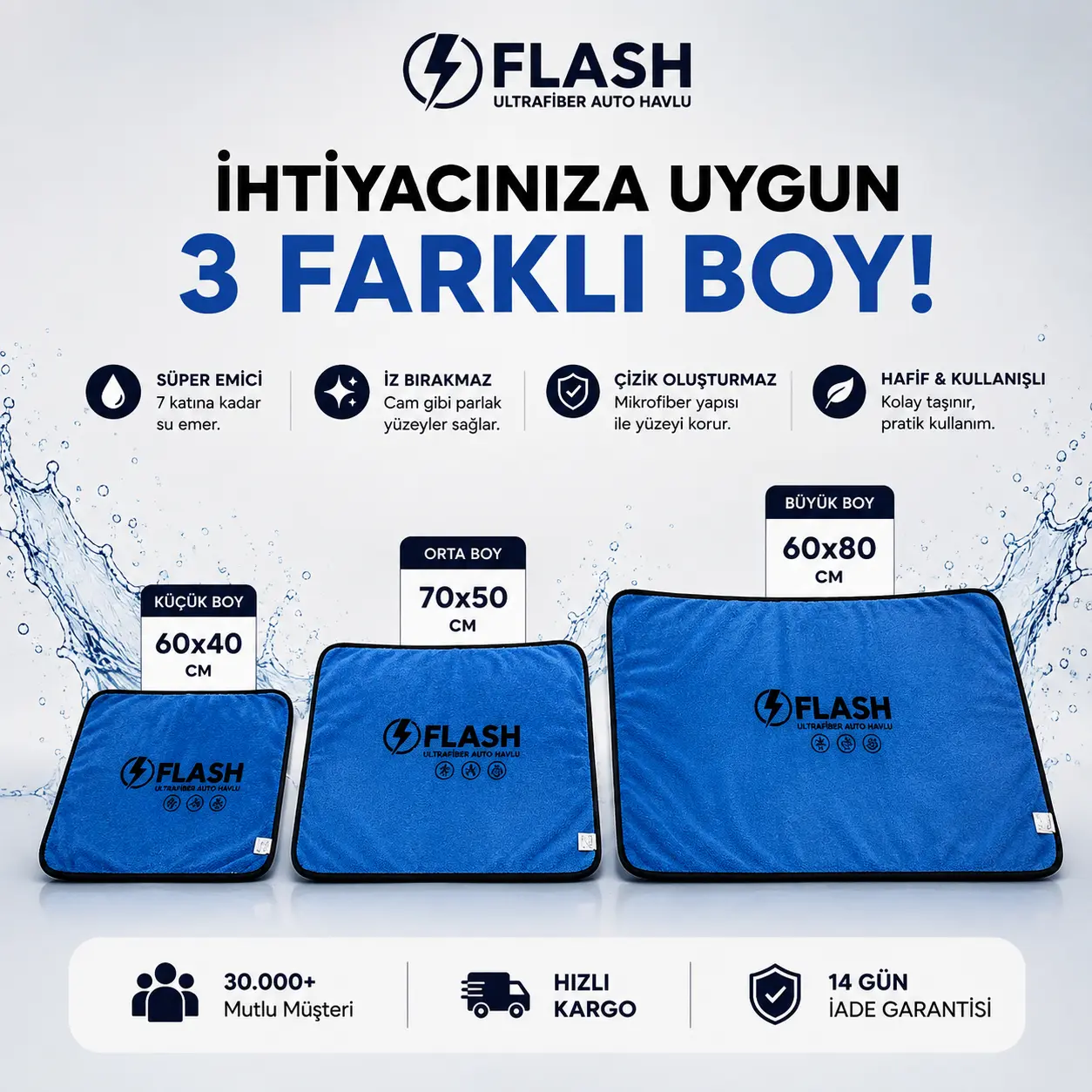 Flash UltraFiber Auto Havlu